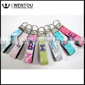 Monogram Wristlet Custom Keychain thumbnail-4