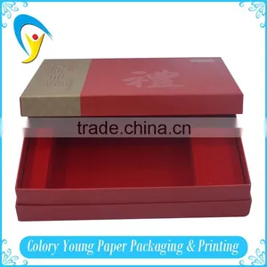 Manufacture Red Cardboard Cosmetic Packaging Paper Hat Box thumbnail-3