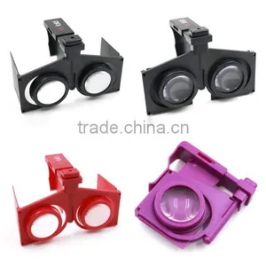 Hot Christmas Gift Google Cardboard Version 3D Virtual Reality Fold Support 4~6inch Phones thumbnail-5