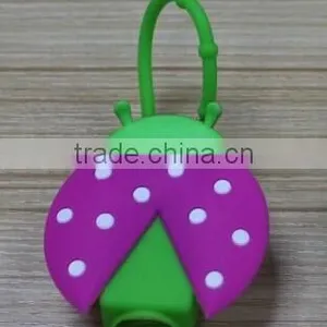 Coccinella Septempunctata Pocketbac Holder, Silicone Insect Shape Hand Sanitizer Holder thumbnail-1