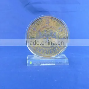 Round Shape Crystal Acrylic Trophy Award thumbnail-1