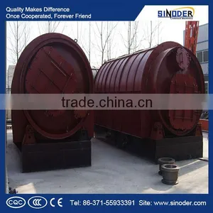 10T/D Used Tyre Pyrolysis Plant to Diesel Oil ,waste Tyre Recycling Plant With Environment Protection thumbnail-2
