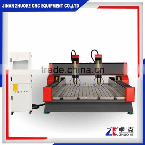 Special Design Double Heads CNC Router Machine For Stone Wood Metal ZK-1325 1300*2500MM With PCI NcStudio Control System thumbnail-3