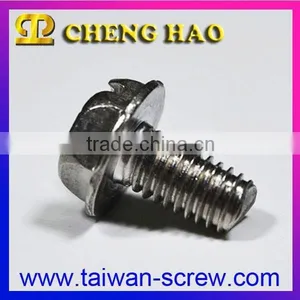 M4 Slot Hex Washer Head Trilobuar Stainless Steel Screws thumbnail-1