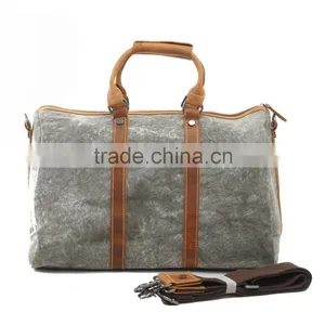 China Supplier Wholesale Quilted Duffle Bags Personalized Tote Bags Leather Luggage Tag thumbnail-2