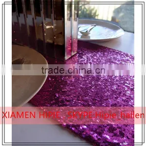 Best Selling Premium Quality Hot Pink Sequin Table Runner thumbnail-2