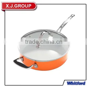 Non-stick Aluminium 3 Quart Saucepan Glass Lid thumbnail-1