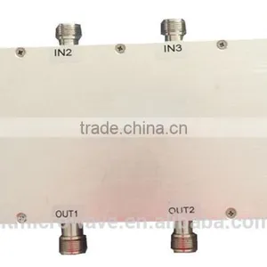 698/700-2700MHz RF Hybrid Combiner 4 in 2 Out /4:2 Matrix With N Female thumbnail-2