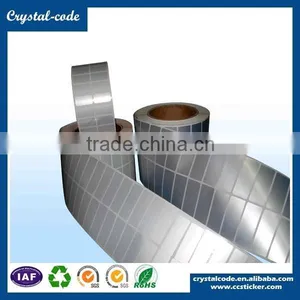 Anti Counterfeit Acrylic Pressure Adhesive Peel off Destructible Eggshell Vinyl Materials Label thumbnail-2