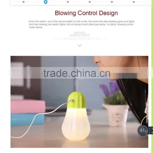 350ml Ultrasonic Mini Cool Mist Humidifier With Led Nightlight for Hot Summer thumbnail-4