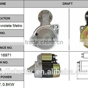 12v Car Suzuki Auto Starter 96062498 for 98-2000 Chevrolete Metro,starter 16971 thumbnail-1