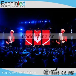 2014 Concert Shows Indoor LED Curtain P6.9 Full Color T Stage LED Curtain Screen thumbnail-1