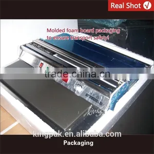 KW450 Small Food Tray Cling Film Wrapping Machine thumbnail-2