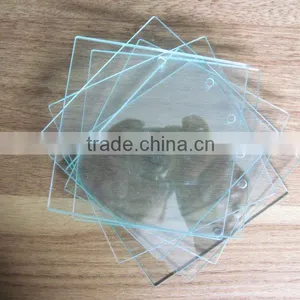 Frameless Round and Square Glass With Hole thumbnail-1