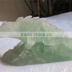 2015 Best Seller Green Fluorite Lizard Carving Gifts Decoration thumbnail-1
