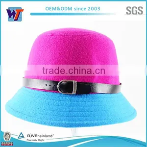 Fashion Men's Handmade Wool Felt Hat In Factory thumbnail-1