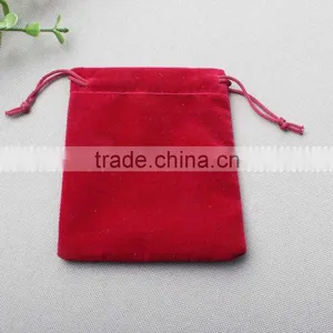 Velvet Jewelry Bag 9 Color Choices Drawstring Pouch Bag Christmas Wedding Gift Bag thumbnail-2