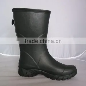 Black Men Rubber Boots Cheap Rain Boots Men Work Boots thumbnail-3