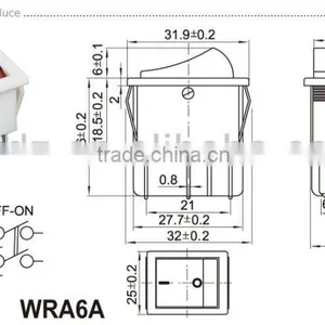 Boat Like Rocker Switch,AC Rocker Switch With Automatic Sensor Light thumbnail-2