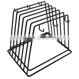 Icegreen Kitchen Use Sturdy Metal Wire Black Cutting Board Storage Rack/Holder Stand thumbnail-1
