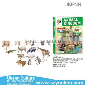 2015 Halloween Castle Diy Intelligent Toys 3d Paper Jigsaw Puzzle thumbnail-3