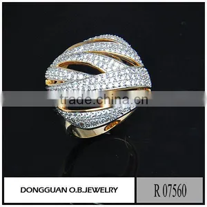 Imitation White Gold 925 CZ Ring Fashion America Style Chinese Silver Jewelry Ring thumbnail-6