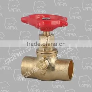 701-31 C X C STOP VALVE BRASS WITH DRAIN thumbnail-1