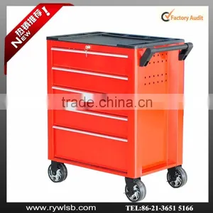 High Quality Ball Bearing Drawer Steel Tool Cabinet With Wheels and Lock thumbnail-2