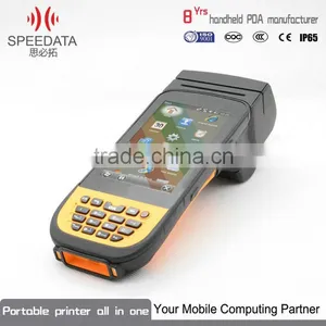 Window 6.5 Mobile Phone Printer Barcode Scanner Android4.0 Handheld Smart Phone Reader Terminal Portable Printer Oem Odm thumbnail-3