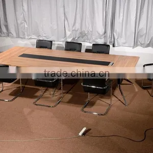 HC-M013 China Big Simple Wooden Conference Table Boardroom Table thumbnail-1