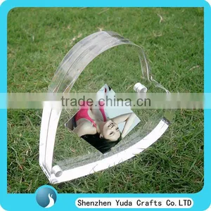 Doule Sided Clear Photo Frame for Photo Magnet Heart Shape Love Photo Frame thumbnail-1