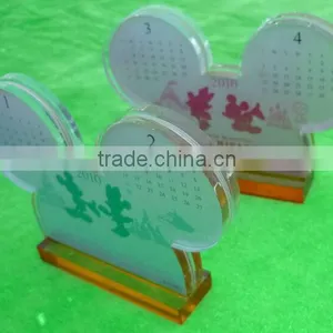 Wholesale 2016 Acrylic Tabletop Calendar thumbnail-1