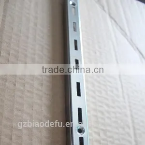 Chrome Metal Single Slotted Column Channel,Upright for Brackets thumbnail-2