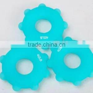 Newest Wholesale High Quality Exercise Equipment Colorful Eco-friendly Silicone Massage Gripping Ring thumbnail-5