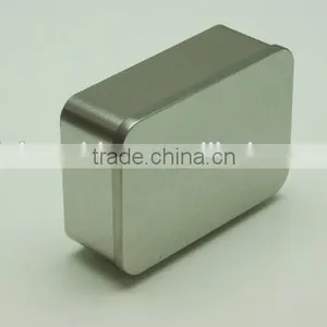Silver Rectangular Tea Tin Plain/tea Tin thumbnail-2