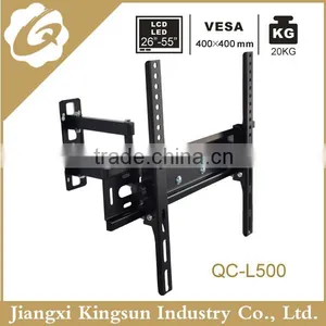 Single Arm Swivel Arm Wall Mount Bracket Stand for 25-55 Inch Tvs thumbnail-2