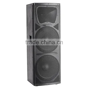 Wooden Audio Speaker Double 15'' Woofer DJ Sound Box Live Concert Speaker thumbnail-1