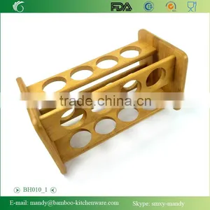 Bamboo Spice Rack, Bamboo Kitchen Rack, Bamboo Spices Organization thumbnail-3