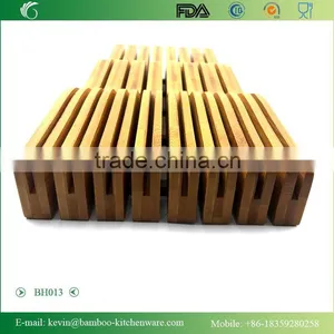 BH013 Sanitary Knife Holder Set in Kitchen Morden Style Home Knife Holder Durable Bamboo Knives Holder thumbnail-4