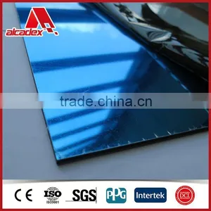 3mm Silver Mirror Aluminum Composite Panel Acp Sheet thumbnail-2