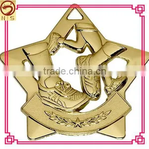New Design Custom Star Shaped Running Medal thumbnail-1