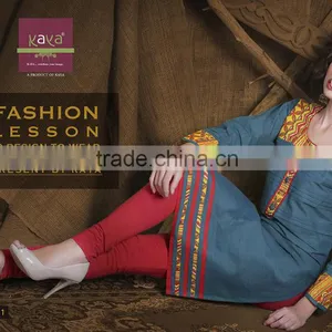 Indian Traditional Design Embroidered Kurtis In Wholesale Price For Women thumbnail-1