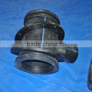 China Supply HDPE Fabricated Fittings Plastic Welded Fitting With Flange thumbnail-3