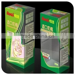 Cheap Factory High Quality Clear Rigid Plastic Square Folding PVC Box thumbnail-1