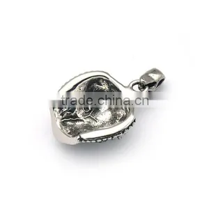 Guangzhou Fashion Pendant Stainless Steel Vicious Skull Head Charm Pendant Mens Casting High Quality Pendant Jewelry thumbnail-3