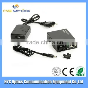 Hihg Quality RJ45 Fiber Optic Single Mode Duplex Fiber Media Converter thumbnail-1