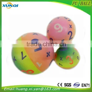 Digital PU Foam Ball High Quality Children Toy Balls Soft Anti Stress Ball thumbnail-3