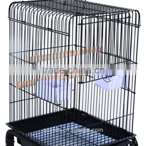 Pawhut 51" Black Metal Bird Cage thumbnail-6