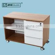 3 Drawer Mobile Office Storage Cabinet With Showcase thumbnail-1