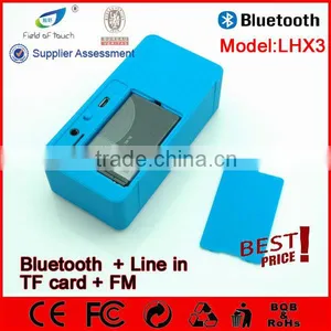 X3 Hot Selling Wireless Handsfree Calling Cheap Price Promotion Gift Speaker With Battery Removeable thumbnail-6